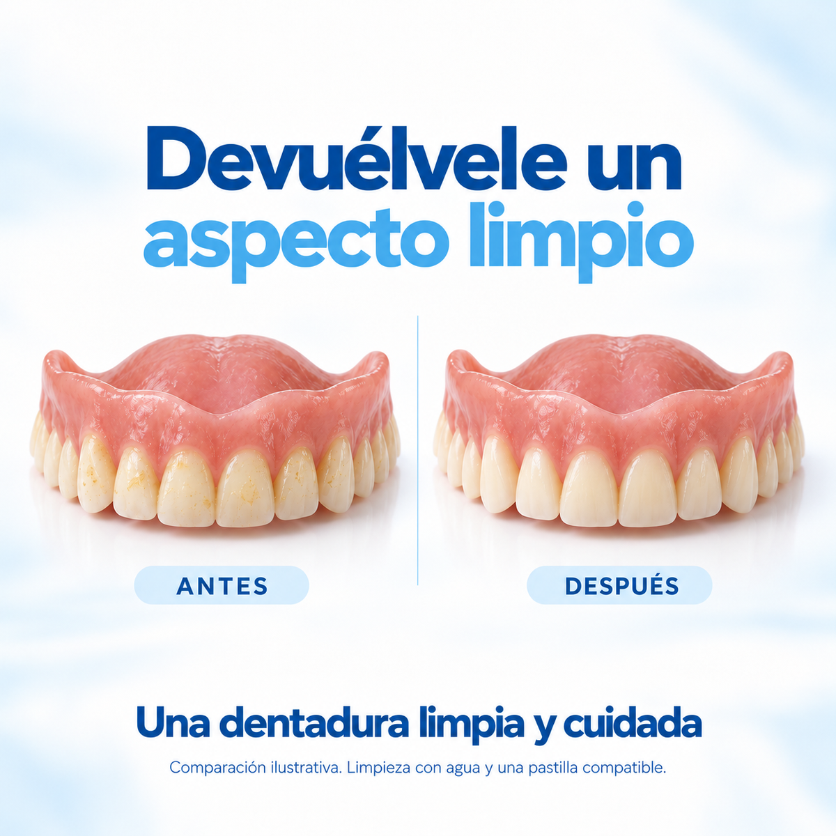 Limpiador de Dentaduras y Alineadores DentiCare©