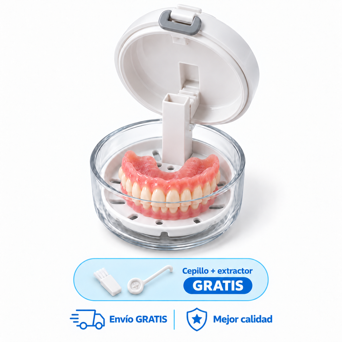 Limpiador de Dentaduras y Alineadores DentiCare©