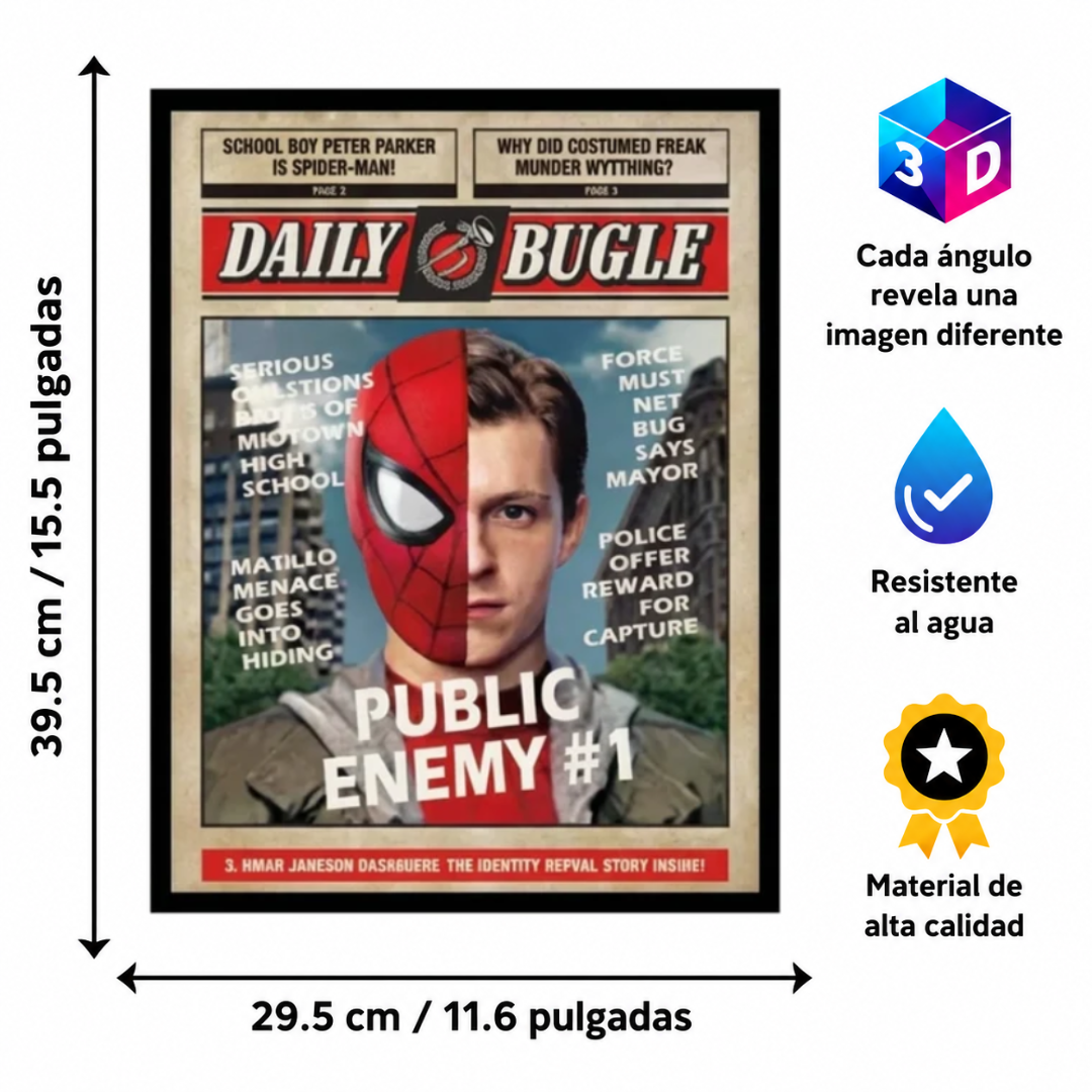 Cuadro 3D Superhéroe