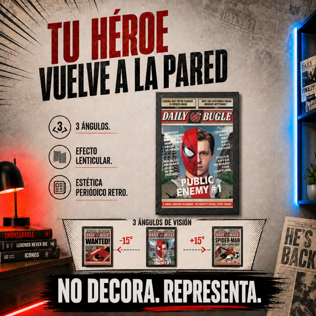Cuadro 3D Superhéroe