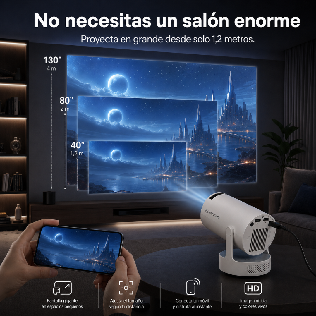 Proyector Para Cine en Casa